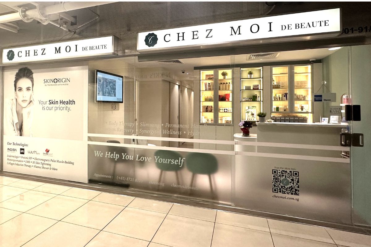 Chez Moi de Beaute shopfront at Far East Plaza, Scotts Road Singapore