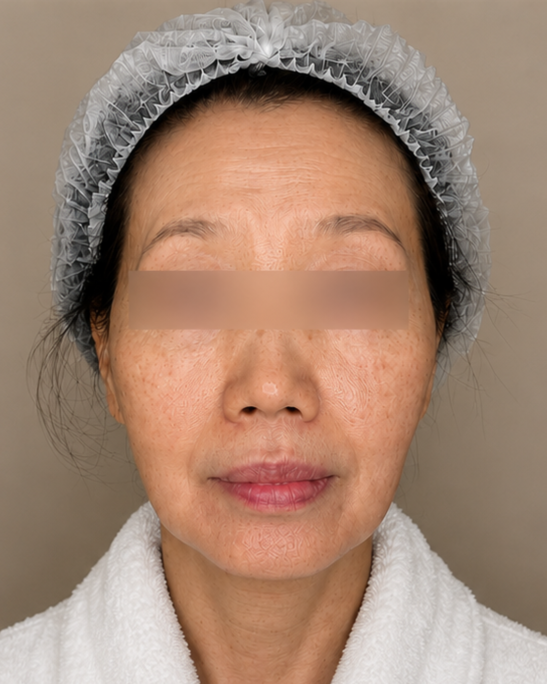 After Facial Muscle Conditioning and RF treatment at Chez Moi de Beaute